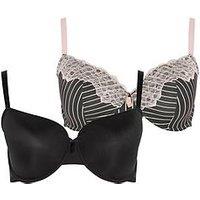 Yours Curve 2 Pack Underwire Padded Bra