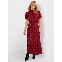 Joe Browns Ditsy Dreams High Neck Jersey Maxi Dress