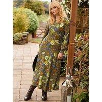Joe Browns Vintage Florals Long Sleeve Jersey Maxi Dress