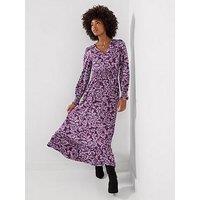 Joe Browns Thea Long Sleeve Jersey Maxi Dress