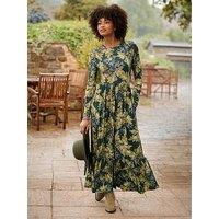 Joe Browns Orla Long Sleeve Jersey Maxi Dress