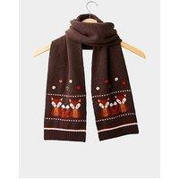 Joe Browns Cosy As A Fox Knitted Scarf