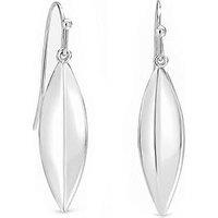 Inicio Silver Fluid Fishook Earrings