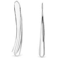 Inicio Silver & Long Teardrop Earrings