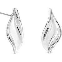 Inicio Silver Statement Sculpted Earrings
