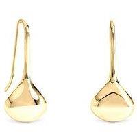 Inicio Gold Fluid Teardrop Earrings