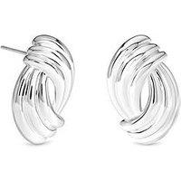 Inicio Gold Large Ridged Studs