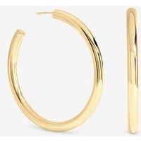 Inicio Gold Chubby Large Hoop Earrings