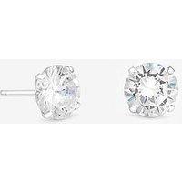 Simply Silver Simply Silver 925 Sterling Silver 10Mm Brilliant Round Stud Earrings