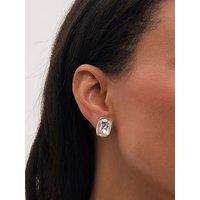 Jon Richard Gold Plated And Crystal Clip Earrings