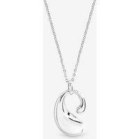 Inicio Polished Open Circle Pendant - Gift Pouch