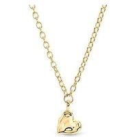 Inicio Gold Molten Heart Necklace