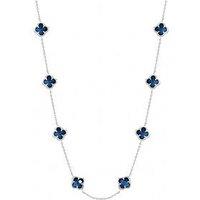 Inicio Sapphire Clover Necklace