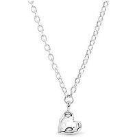 Inicio Silver Molten Heart Necklace