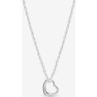 Jon Richard Simply Silver 925 Sterling Silver Open Heart Necklace - Gift Pouch