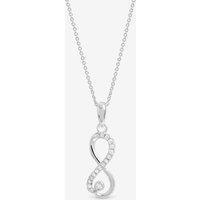 Jon Richard Simply Silver 925 Sterling Silver Infinity Pendant - Gift Pouch
