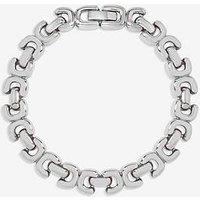 Jon Richard Silevr Plated Kiss Link Bracelet