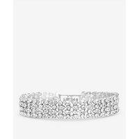 Jon Richard Cubic Zirconia Multi Row Bracelet