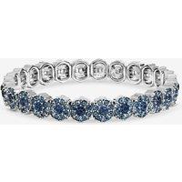Jon Richard Silver Plated Sapphire Stretch Bracelet