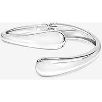 Jon Richard Silver Polished Open Bangle