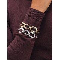 Jon Richard Gold Plated Chain Stretch Bracelet