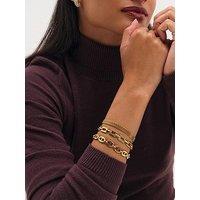 Jon Richard Gold Plated Link Stainless Steel Bracelet