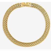 Jon Richard Gold Plated Mesh Chain Stainless Steel Bracelet