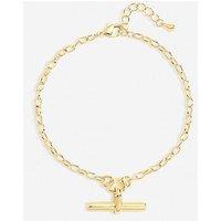 Inicio Gold T-Bar Bracelet - Gift Pouch