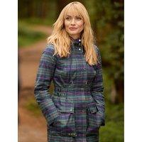 Joe Browns Remarkable Check Waxed Hooded Jacket