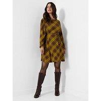 Joe Browns Heritage Check Jersey Mini Dress