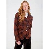 Joe Browns Autumn Days Asymmetric Check Jacket