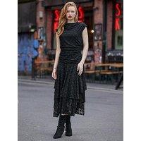 Joe Browns Elegant Lace Cowl Neck Dippy Hem Dress