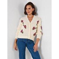 Joe Browns Fabulous Floral Embroidered Cardigan