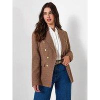 Joe Browns Freya Asymmetric Check Jacket