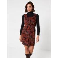 Joe Browns Autumn Days Floral Cord Pinafore Dress