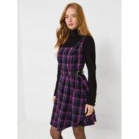 Joe Browns Rita Check Buckle Detail Mini Dress
