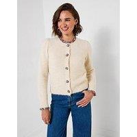 Joe Browns Fancy Floral Trim Cardigan