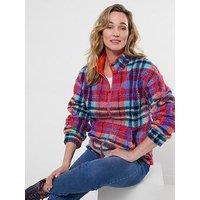 Joe Browns Harriet Checked Zip Through Fleece