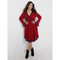 Joe Browns Ditsy Floral Wrap Front Dress