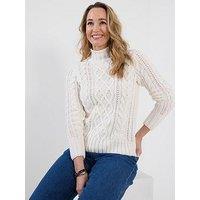 Joe Browns Cosy Cable Knit High Neck Jumper