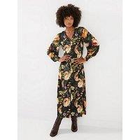 Joe Browns Dramatic Florals Button Through Maxi Dress