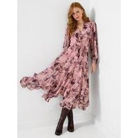 Joe Browns Elegant Florals Frill Hem Midi Dress