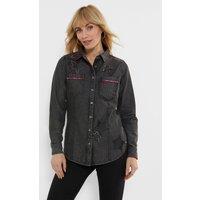 Joe Browns Roxy Denim Shirt With Embroidered Star Detailing