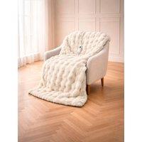 Carmen Bubble Fleece Electric Over Heated Throw
