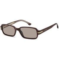 Victoria Beckham Womens Shallow Rectangular Sunglasses - Burgundy