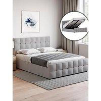 Vida Designs Valentina End Lift Ottoman King Bed - Single