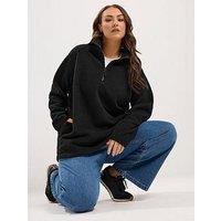 Yours Curve Half Zip Fleece