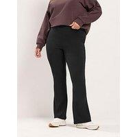 Yours Curve Flare Leggings - Black