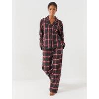 Boss Christmas Long Checked Pyjama Set - Red