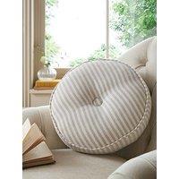 Laura Ashley Cornish Stripe Prefilled Microfibre Circular Cushion 35Cm